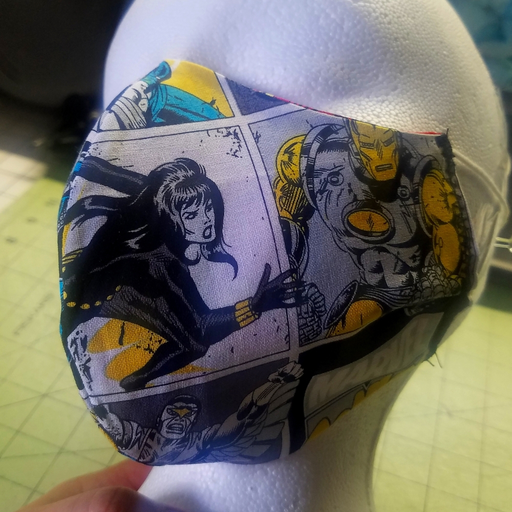 2 in one marvel comics productive mask - Picture 3 of 7